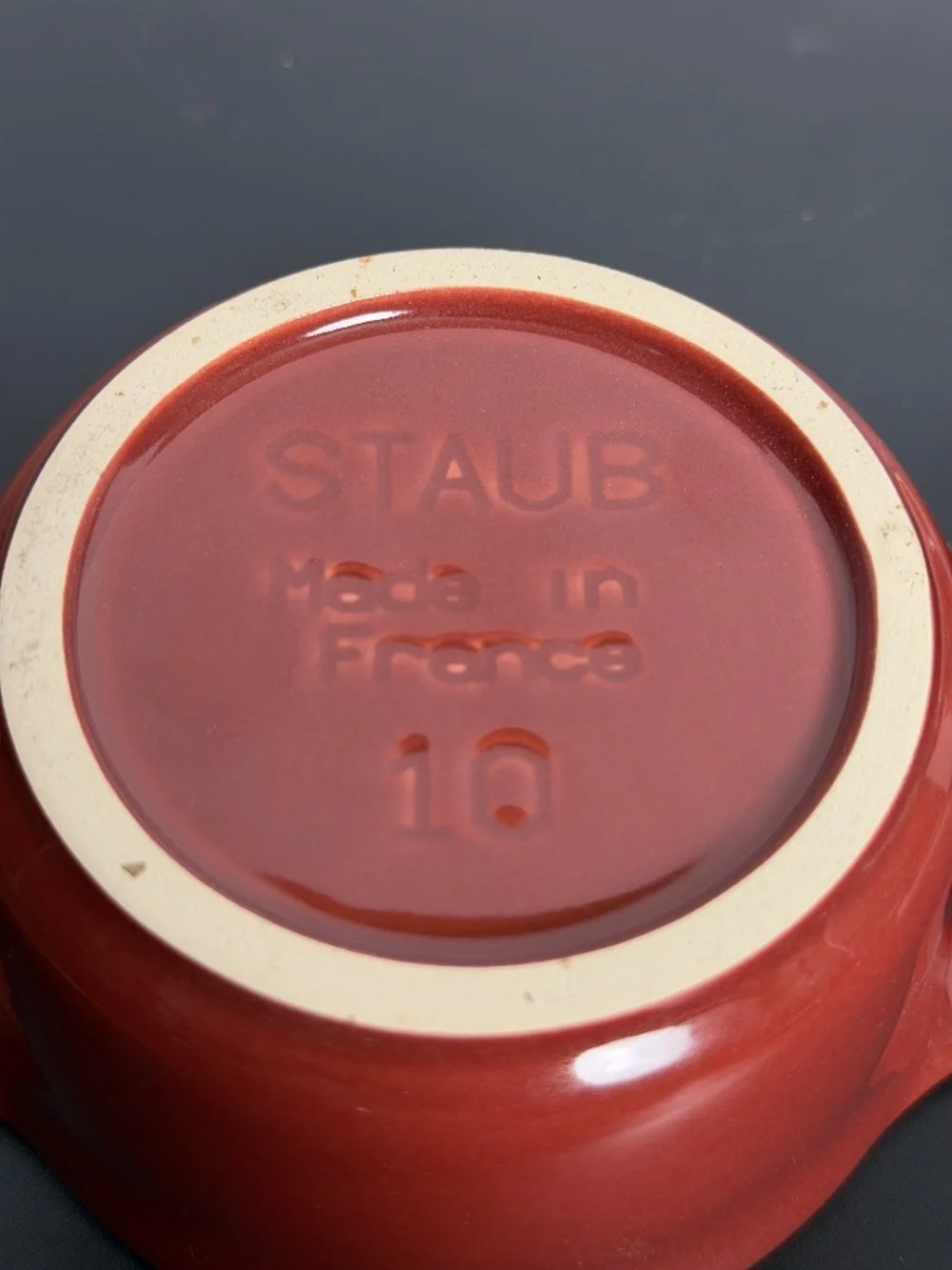 Staub Mini Ceramic La Cocotte Dark Red 0.2L/0.25Qt 10cm/4.0